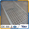 Yachao 4mm 4.5mm maceta decorativa del gabion de la cesta del gabion de la malla de alambre 0.5X 0.5 * 1m